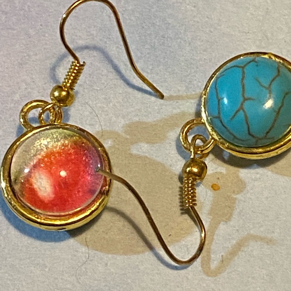 OOAK bug earrings